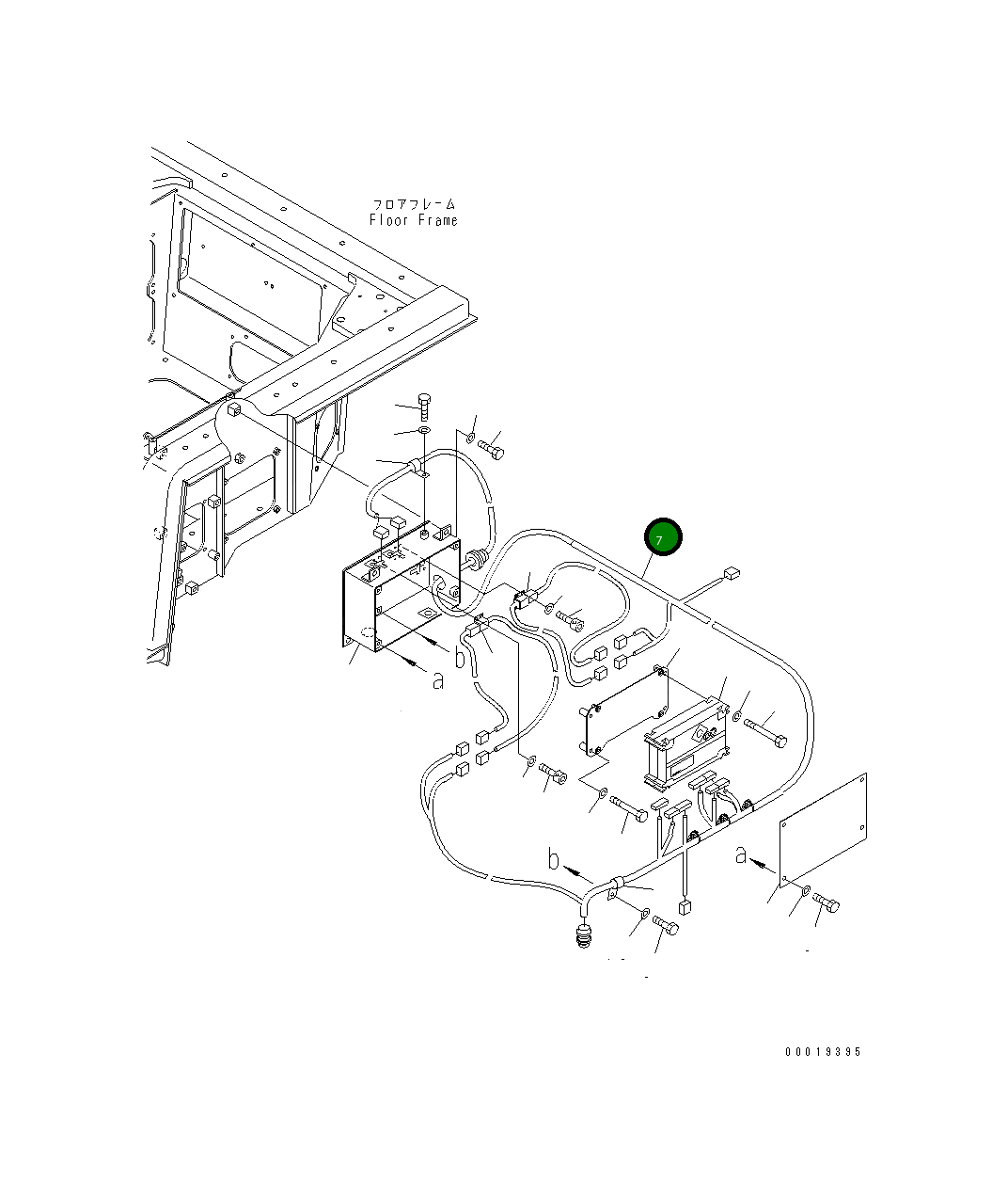 Жгут проводов 195-06-75141 Komatsu