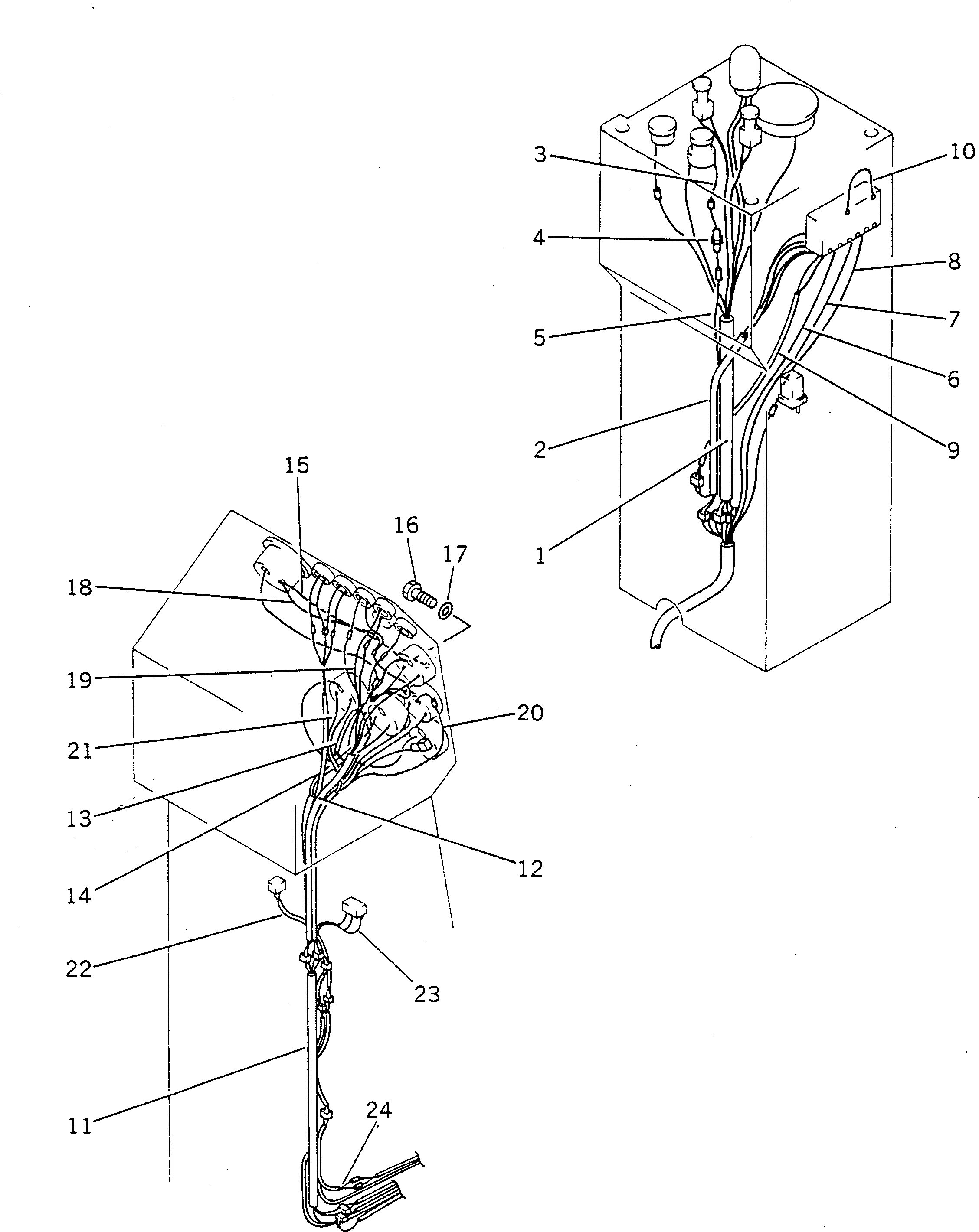 Кабель 234-06-31660 Komatsu