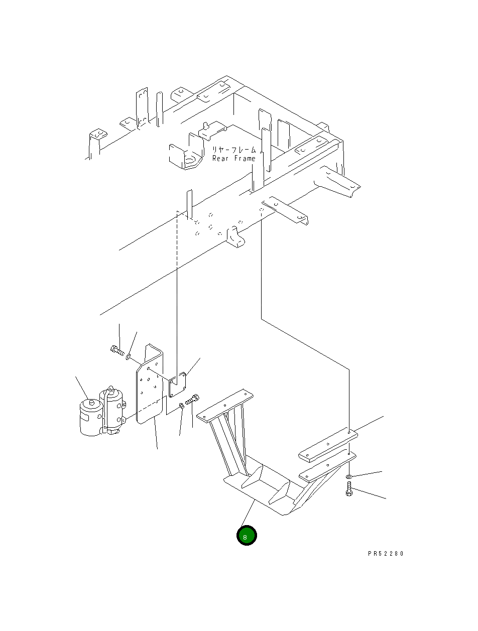 Защитный кожух 234-44-31721 Komatsu