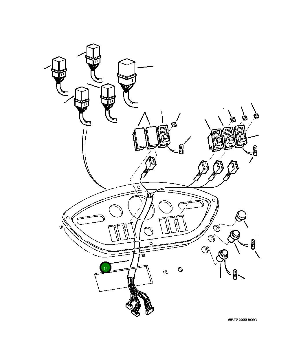 Жгут проводов 885270560 Komatsu