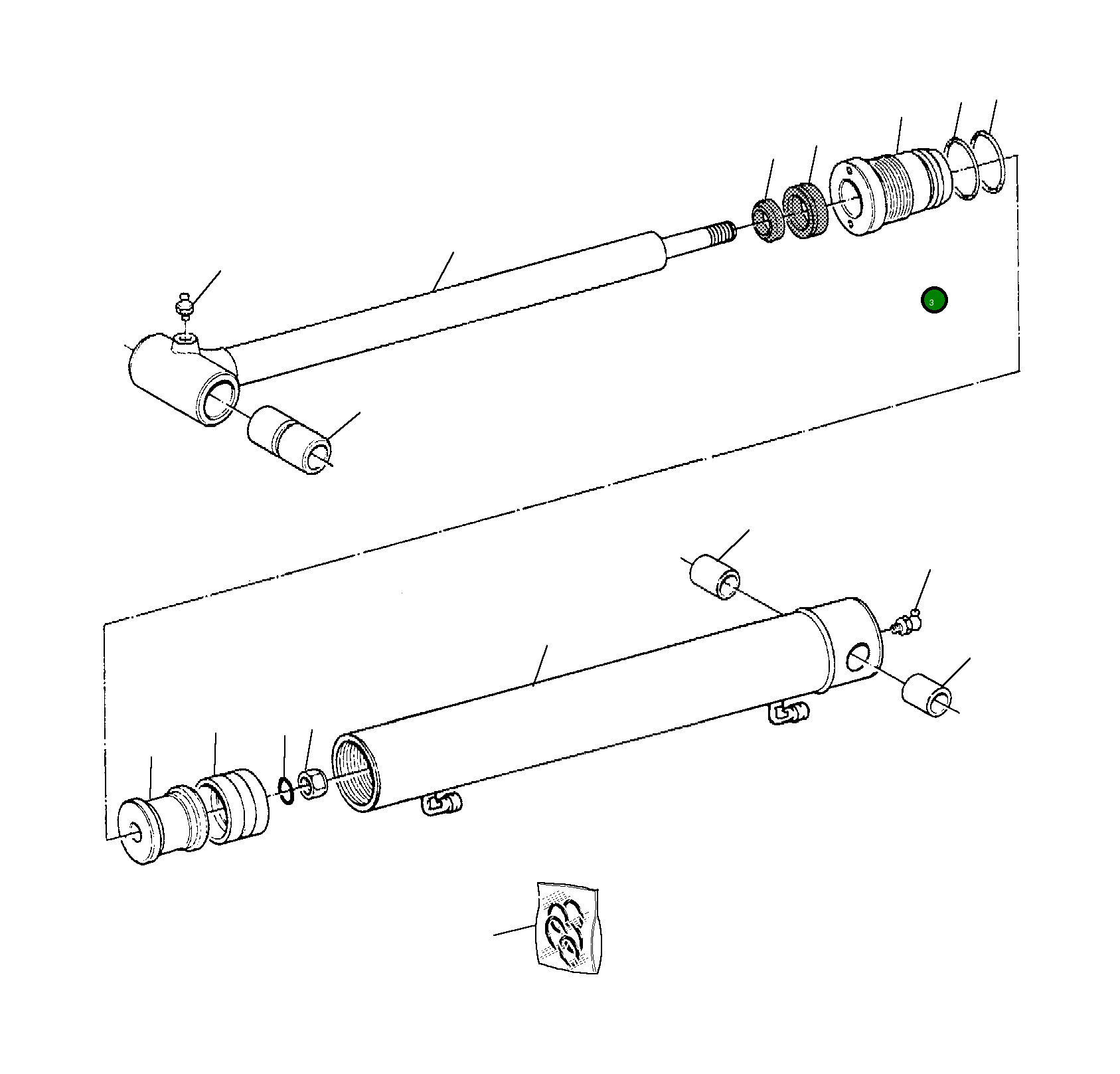 Головка блока цилиндров UE2700427 Komatsu