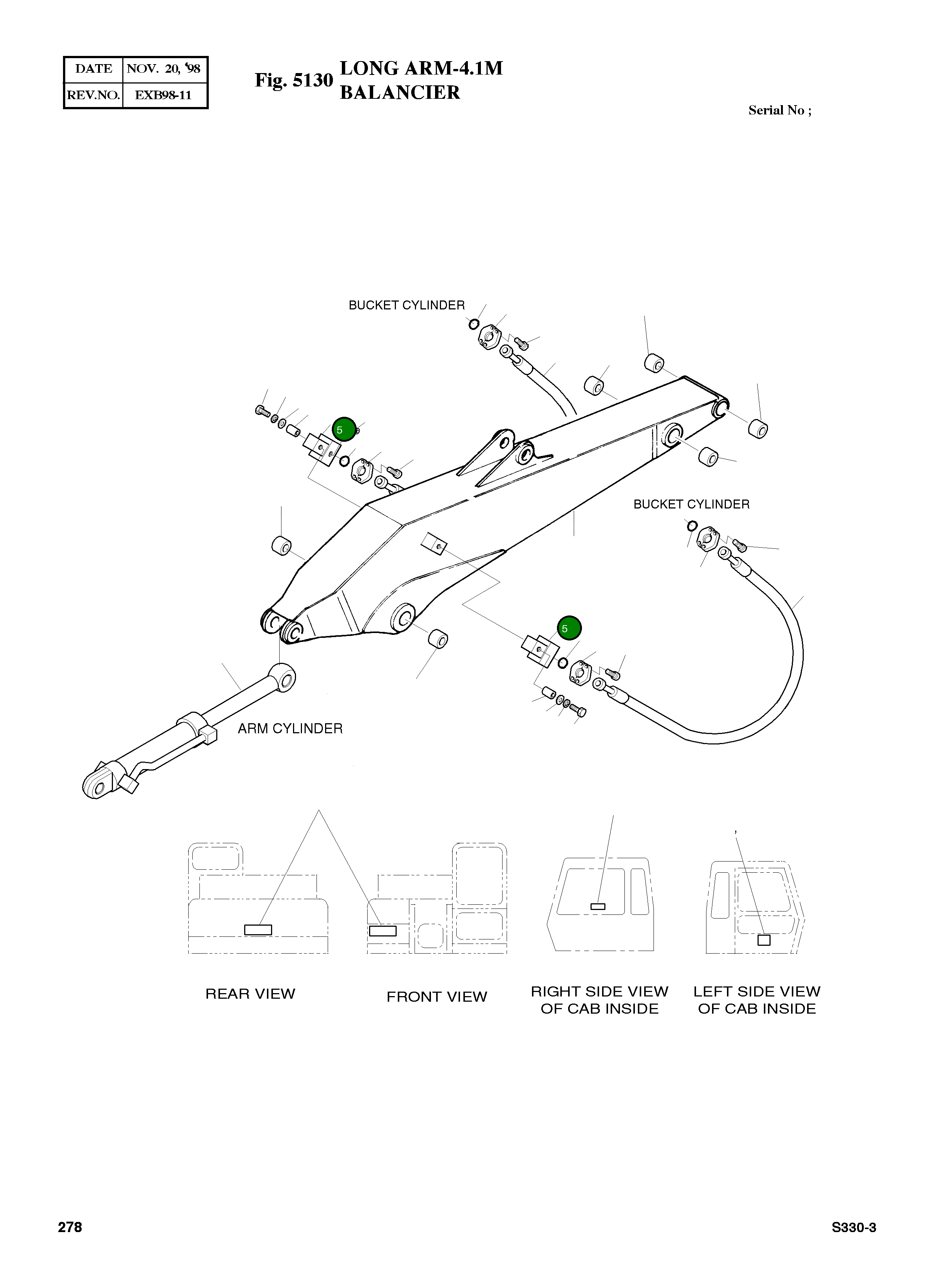 Блок 2423-1461 Komatsu