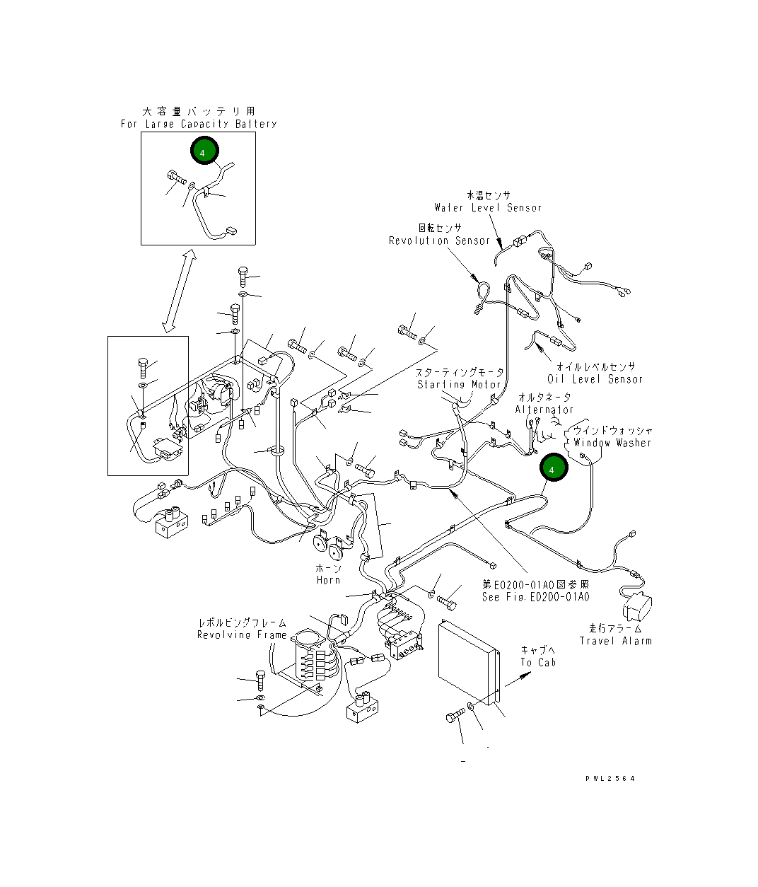 Жгут проводов 22U-06-12111 Komatsu