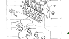 Блок цилиндров YM729907-01560 Komatsu