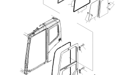 Дверь 208-53-11310 Komatsu