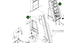Кабель 21T-54-34640 Komatsu