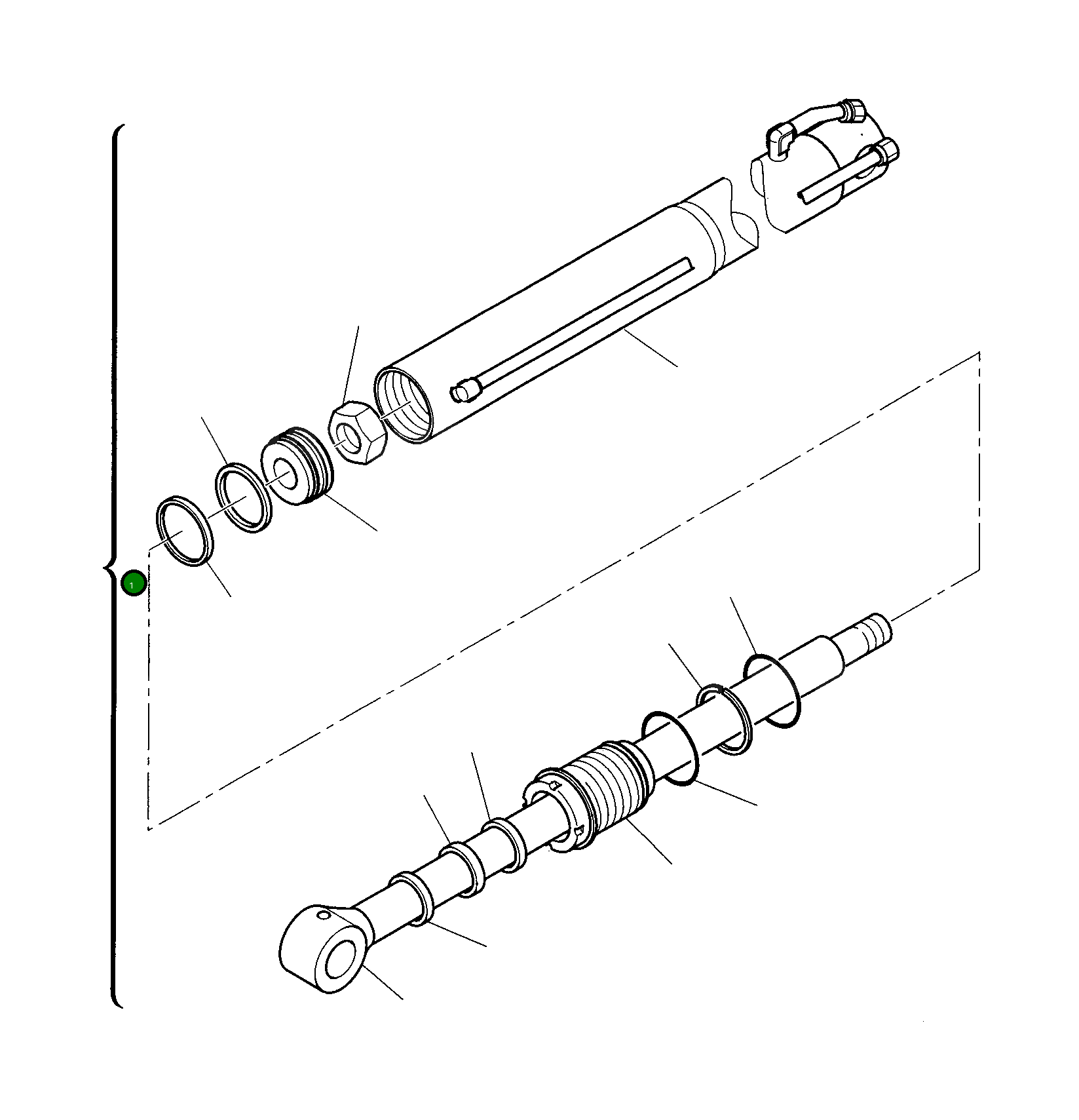 Домкрат 395010006 Komatsu