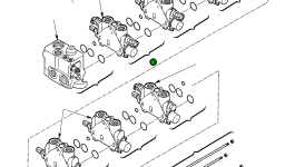 Блок управления поворотной рукоятью 844200484 Komatsu