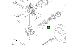 Блок цилиндра TZ263B2004-04 Komatsu