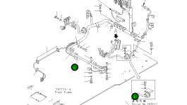 Жгут проводов 208-06-71510 Komatsu