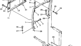Кронштейн 20Y-54-12930 Komatsu