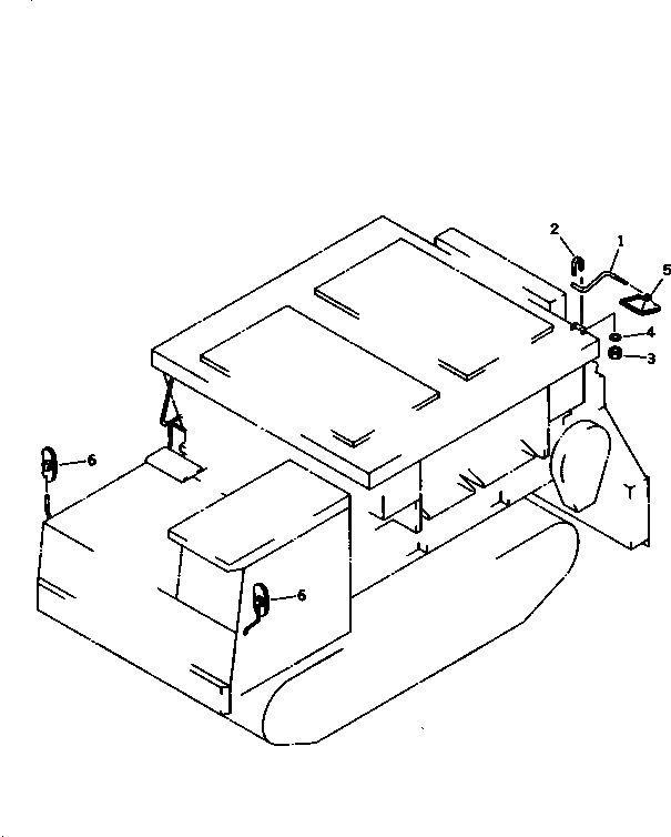 Зеркало 1-11520-1220 Komatsu
