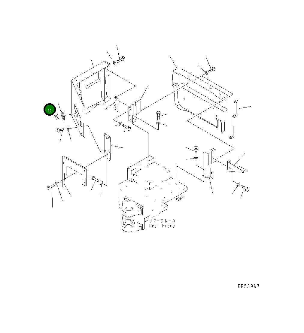 Замок 26A-54-14940 Komatsu