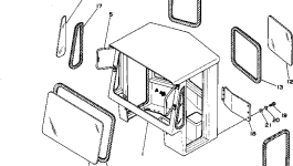 Кабина 385-10125691 Komatsu