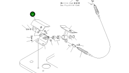 Замок 20P-43-82320 Komatsu