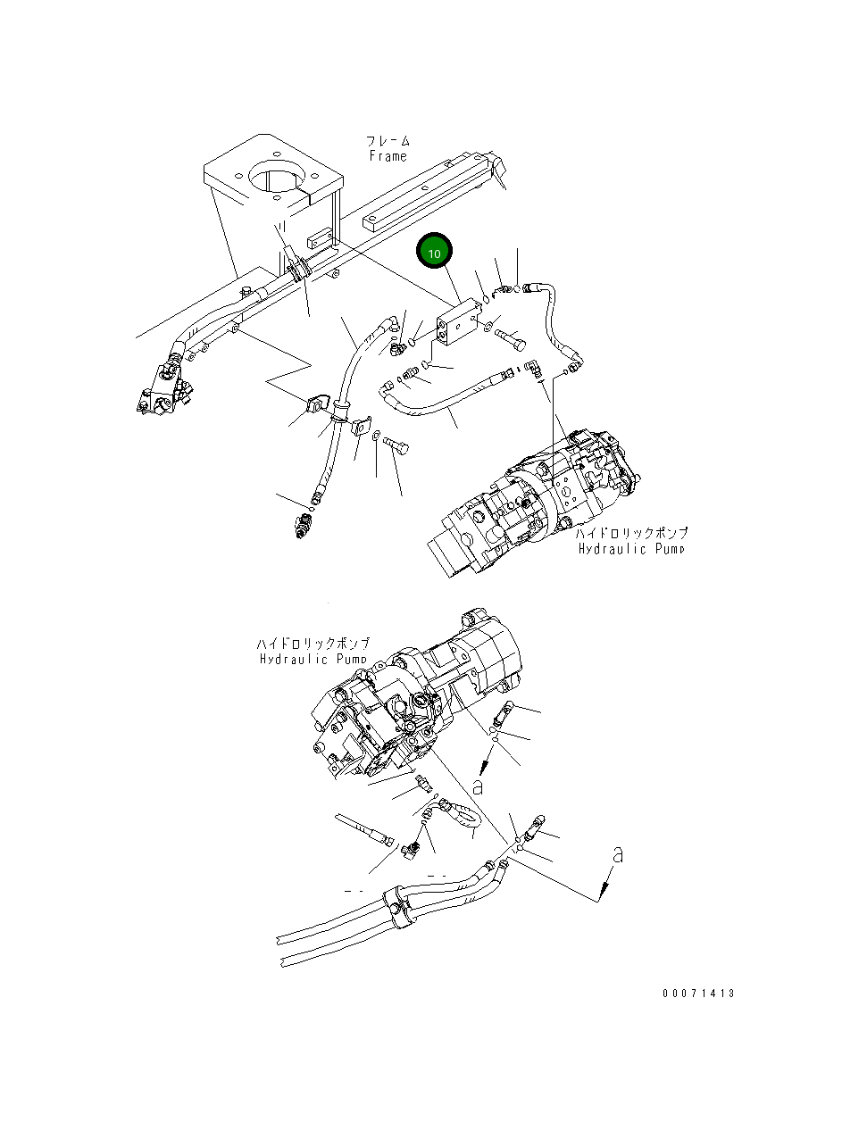 Блок 708-1W-03940 Komatsu
