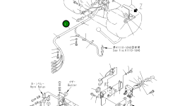 Провод 20U-06-31115 Komatsu