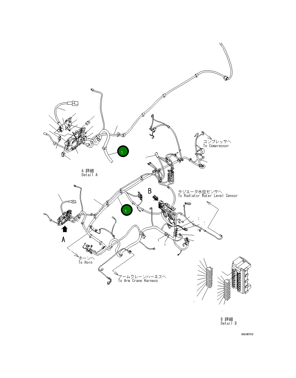 Жгут проводов 20Y-06-41113 Komatsu