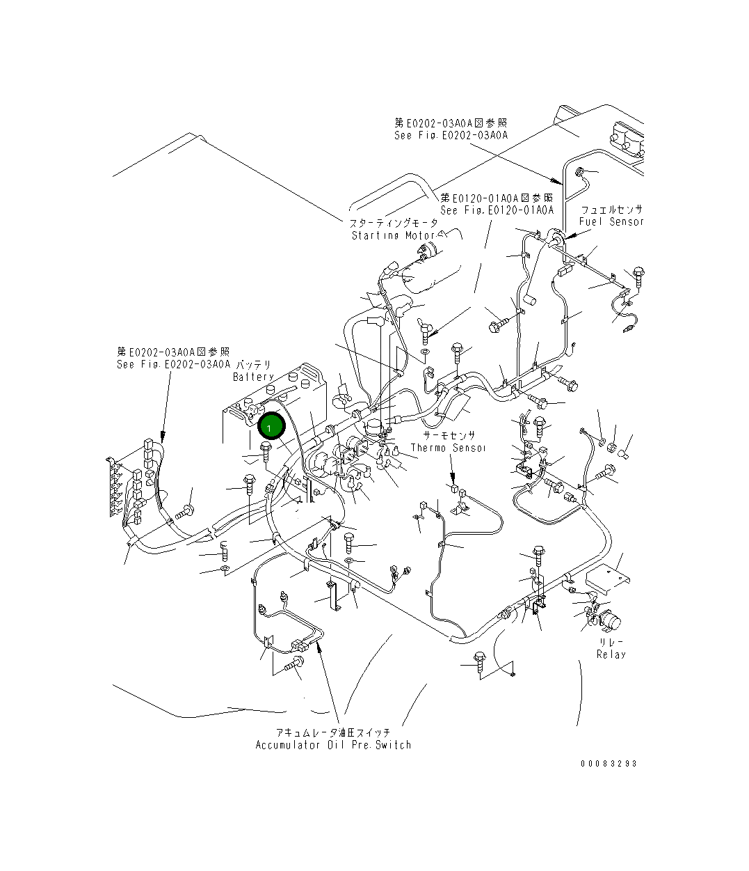 Жгут проводов 23A-06-41375 Komatsu
