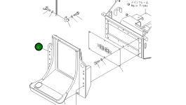 Защитный кожух 21J-54-12811 Komatsu
