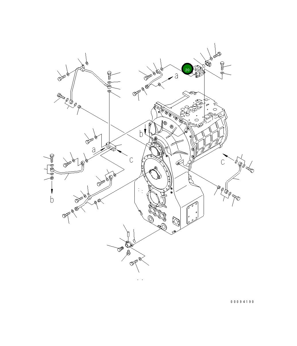 Блок 42C-15-13991 Komatsu