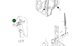 Замок PZF816214056 Komatsu