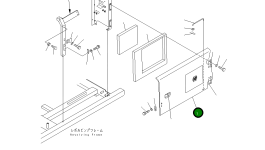 Дверь 21P-54-K5032 Komatsu