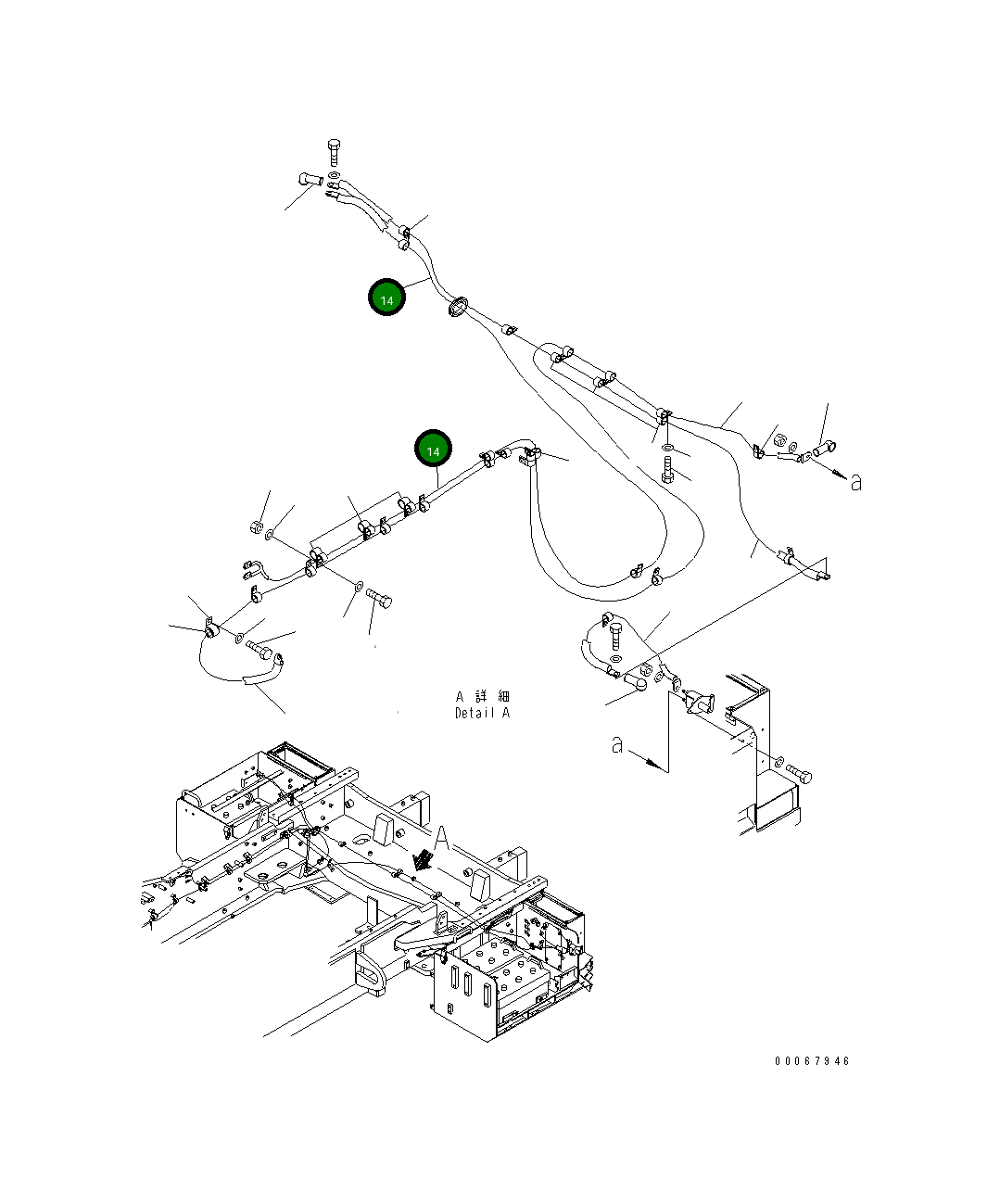 Жгут проводов 427-Z89-3790 Komatsu