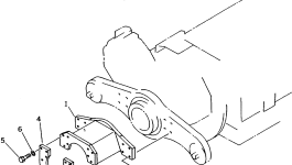 Кронштейн 561-89-62110 Komatsu