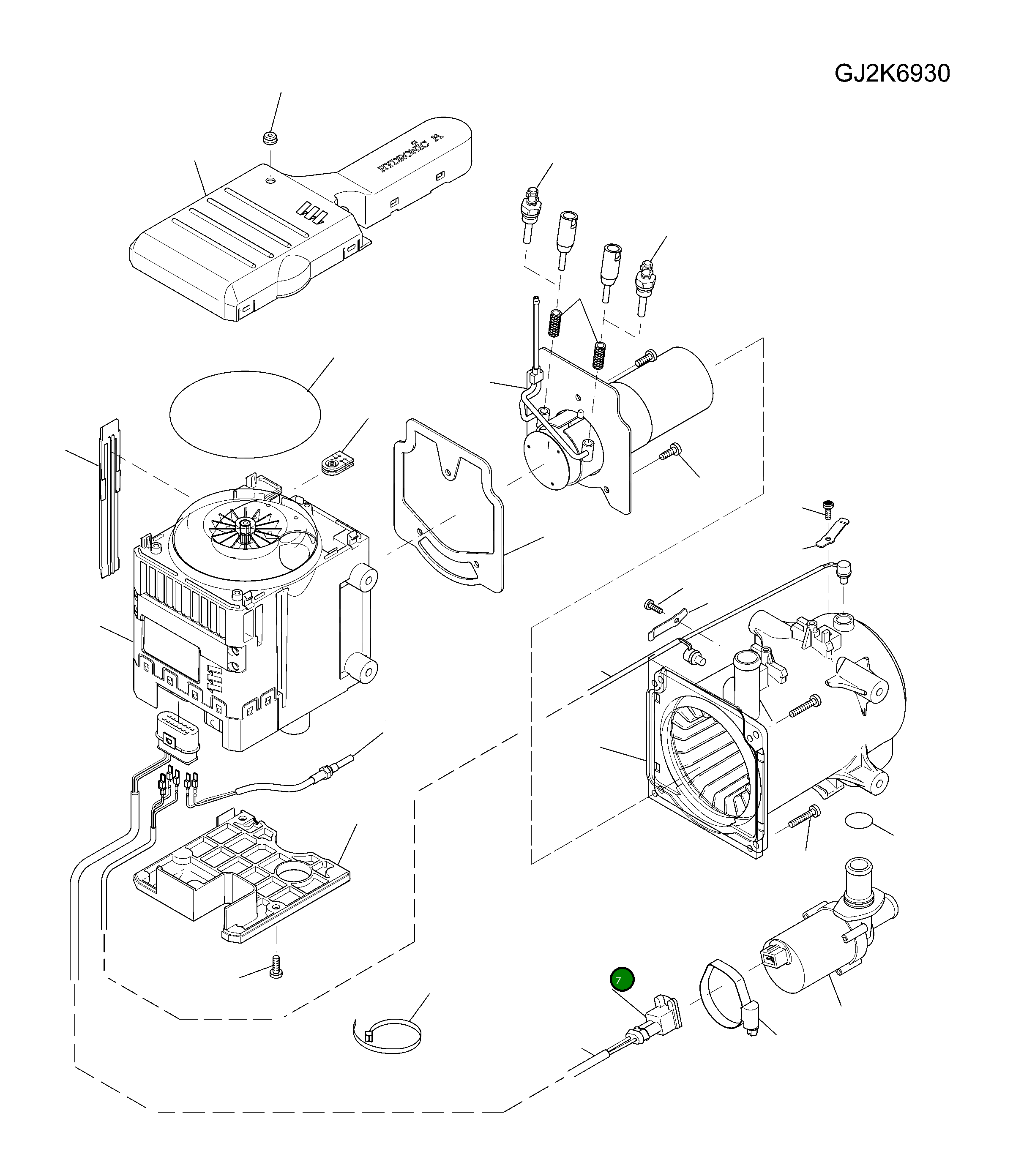 Жгут проводов 20E-04-H0P07 Komatsu