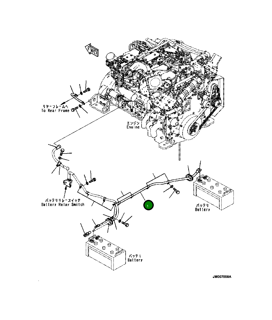 Кабель 425-06-42230 Komatsu