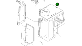 Кабина 19M-979-3110 Komatsu