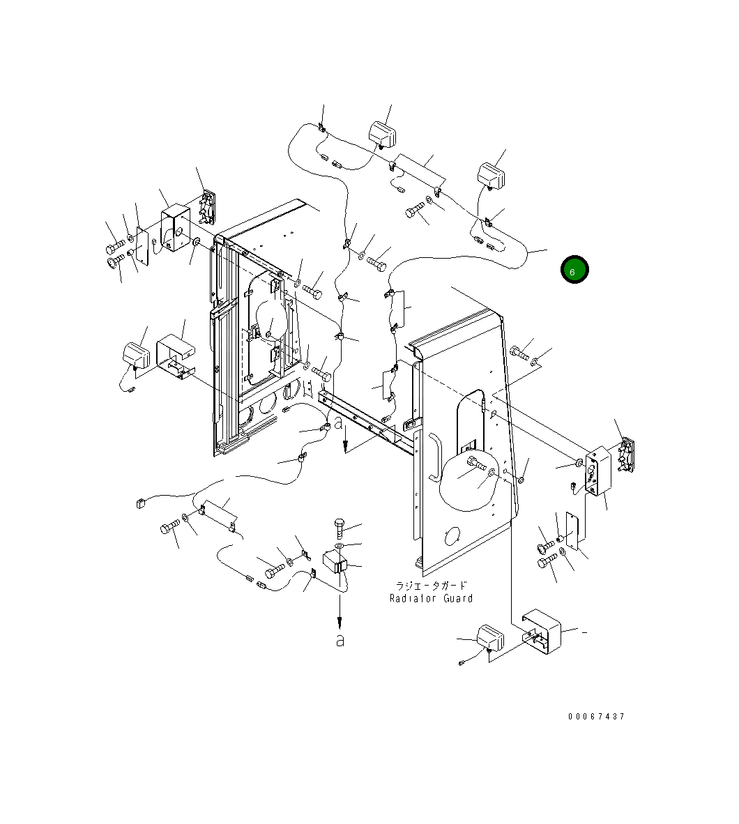 Жгут проводов 427-06-25362 Komatsu