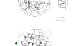 Блок цилиндра JA0J3005 Komatsu