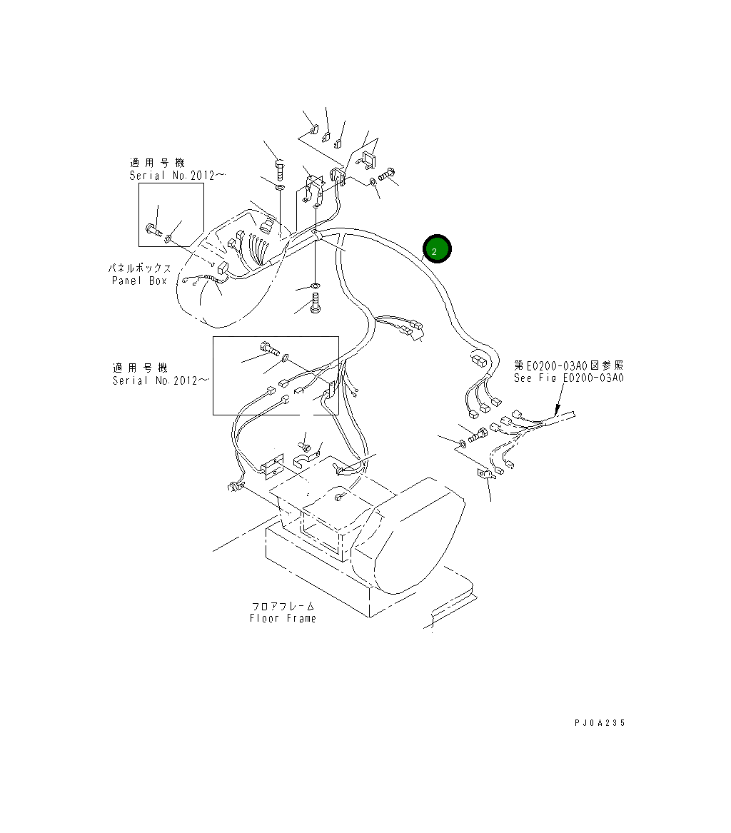 Жгут проводов 13S-06-15321 Komatsu
