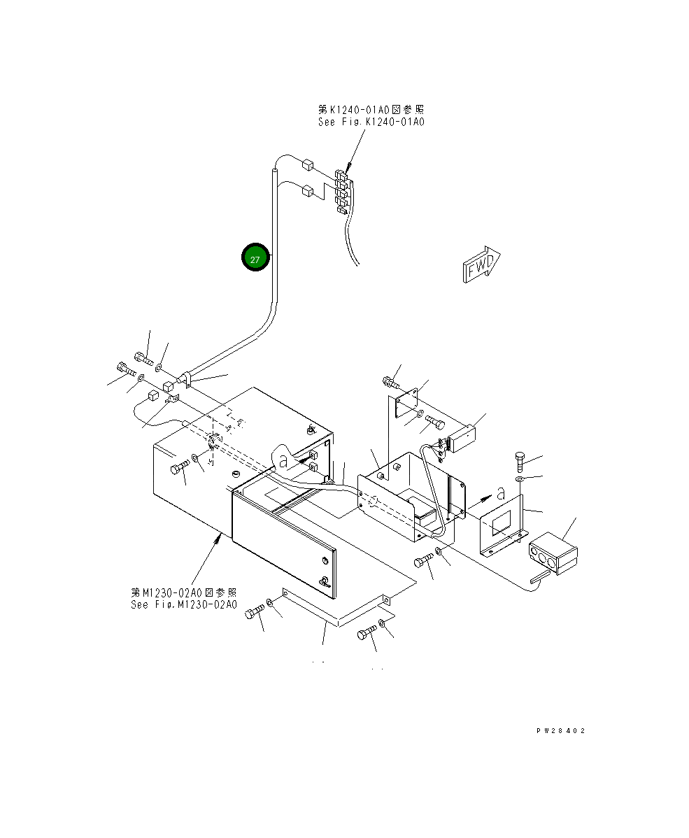 Жгут проводов 8255-06-4440 Komatsu