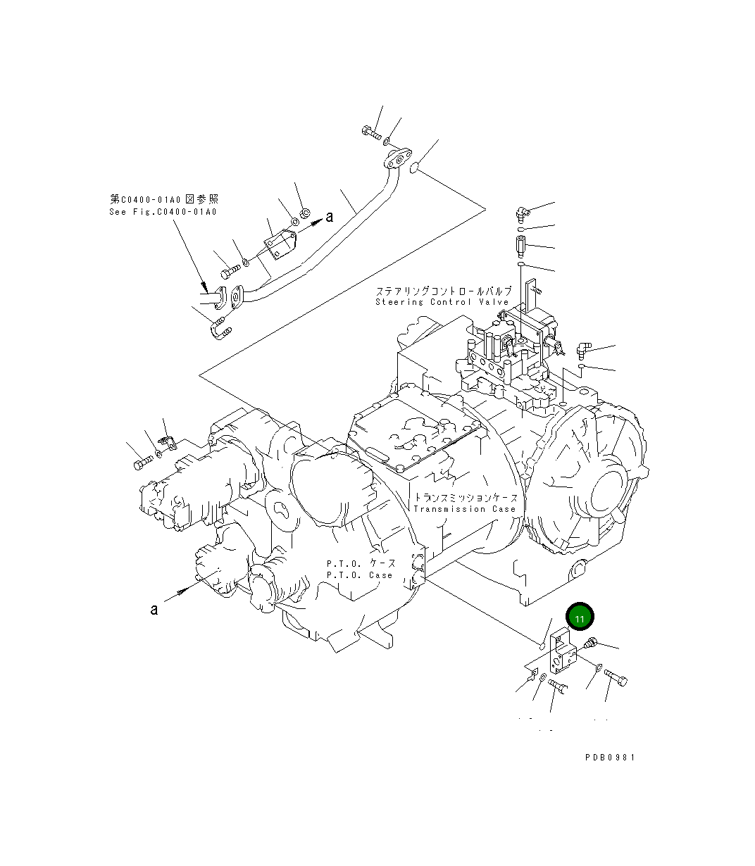 Блок 17A-49-11911 Komatsu