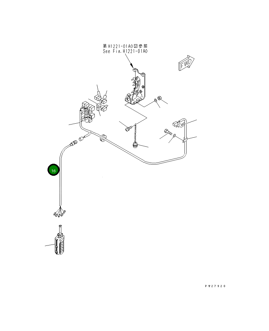 Жгут проводов 8295-06-2120 Komatsu
