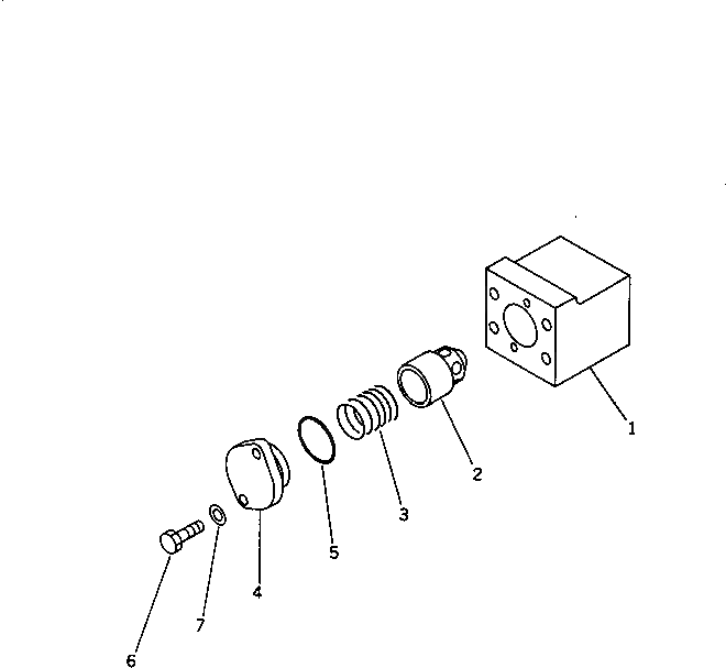 Блок 21N-60-12410 Komatsu