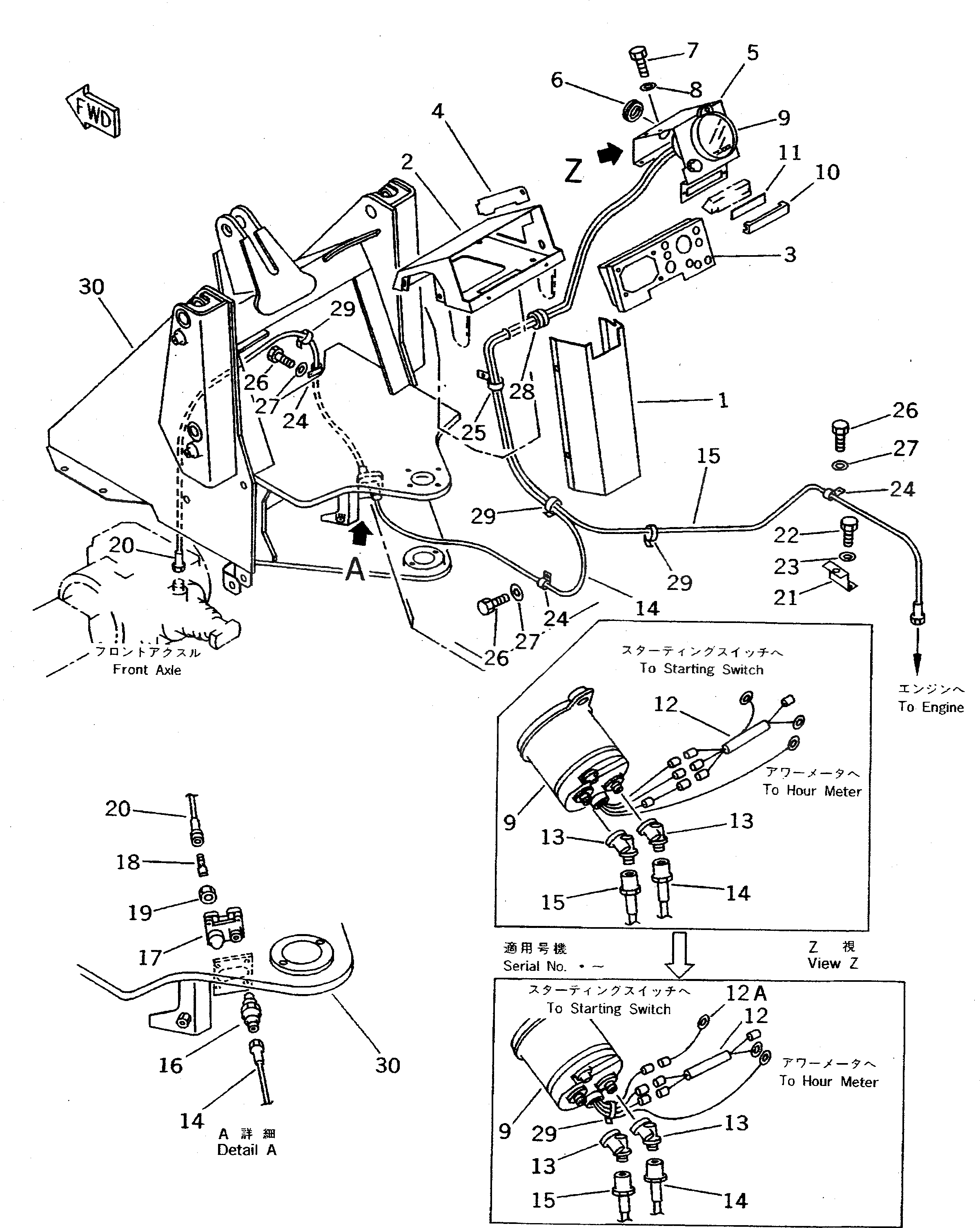 Провод 415-Z21-1241 Komatsu