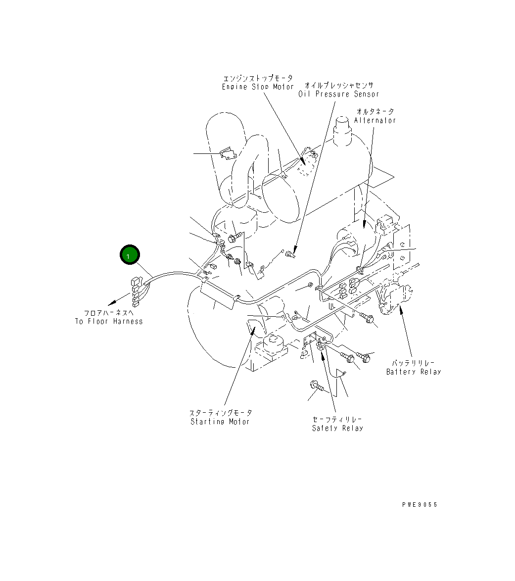 Жгут проводов 415-06-22340 Komatsu