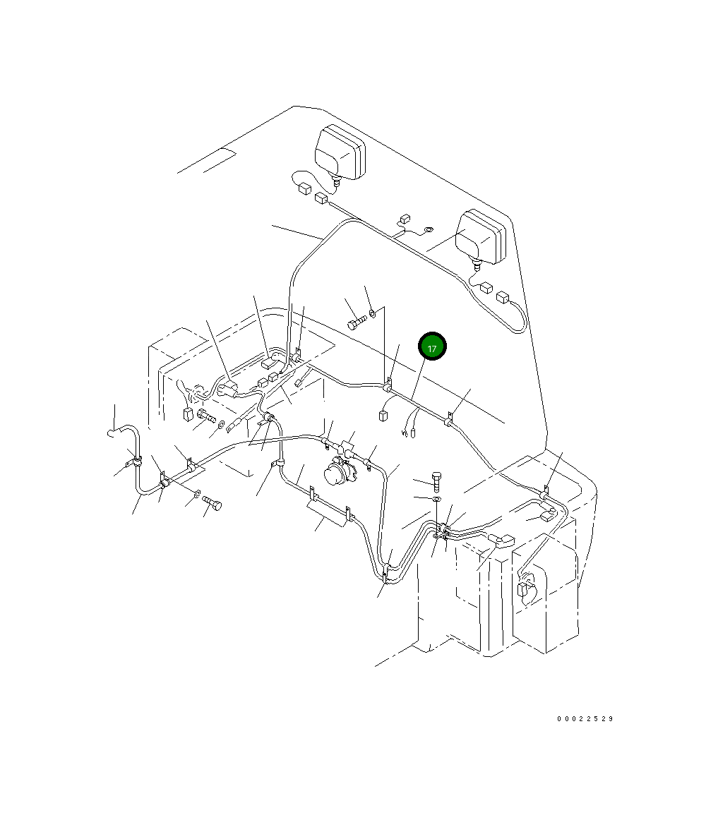 Жгут проводов 415-06-22640 Komatsu