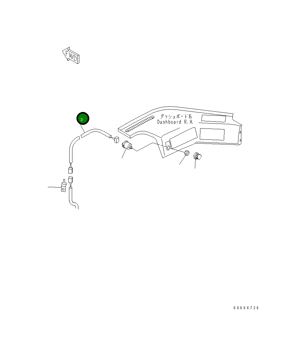 Жгут проводов 428-06-22770 Komatsu