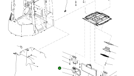 Зеркало 421-56-H0S05 Komatsu