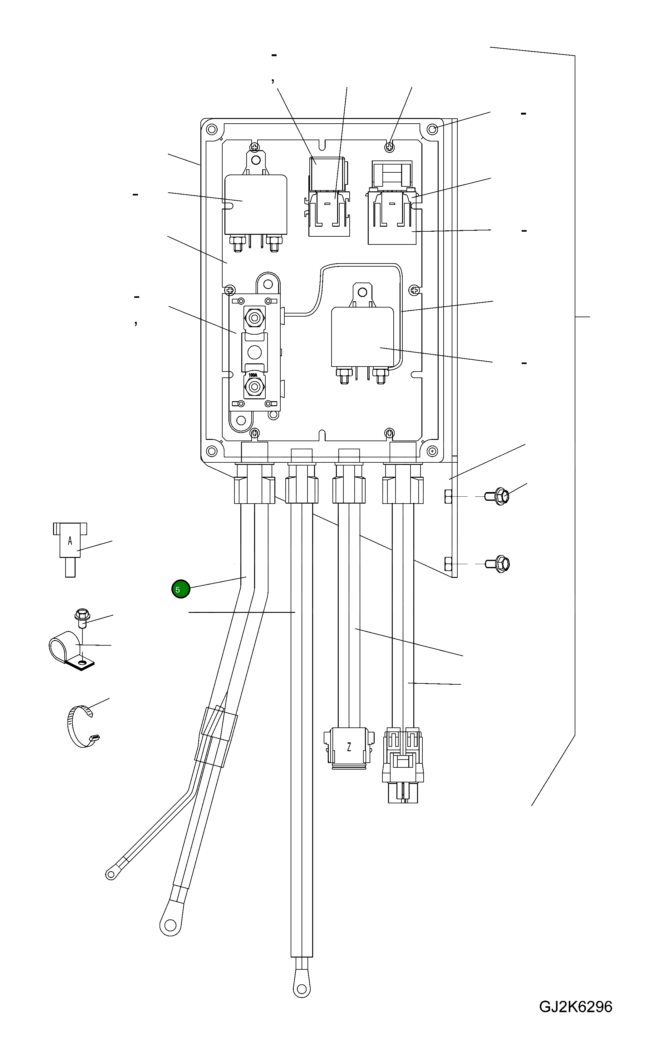 Кабель 42T-06-H0P08 Komatsu