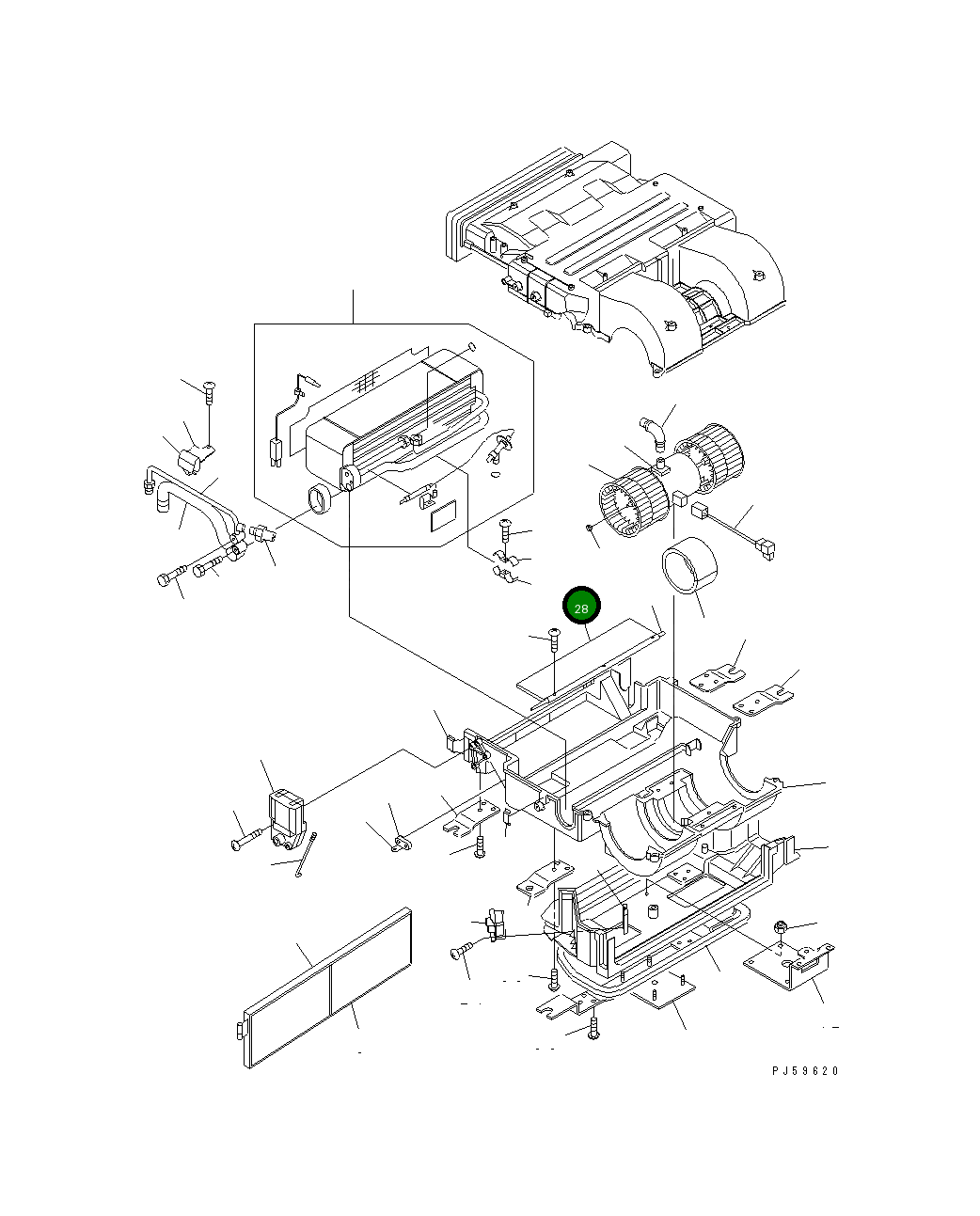 Дверь TW534270-7920 Komatsu