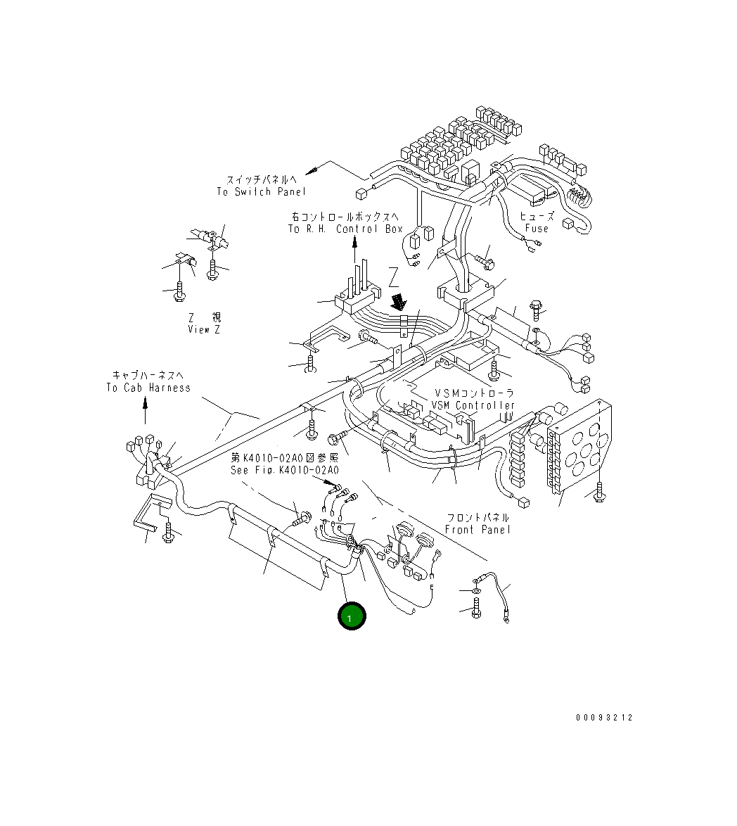 Жгут проводов 42C-06-12659 Komatsu