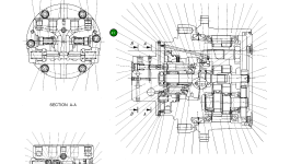 Блок цилиндра 500D2004-00 Komatsu