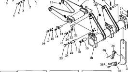 Группа балки 195-78-X1130 Komatsu