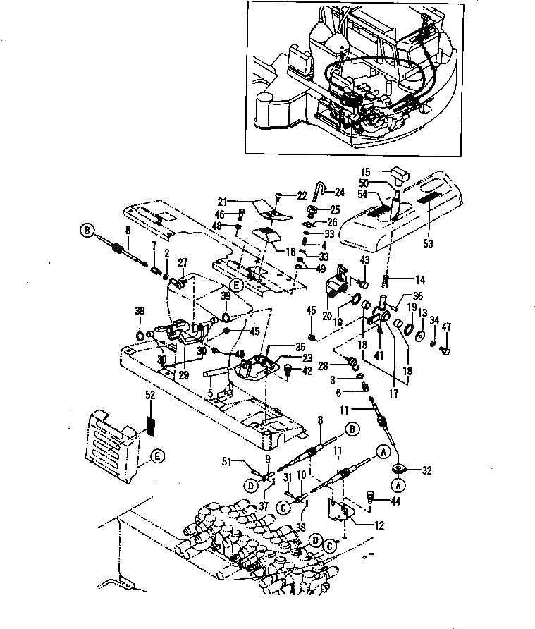 Кронштейн YM172175-45860 Komatsu